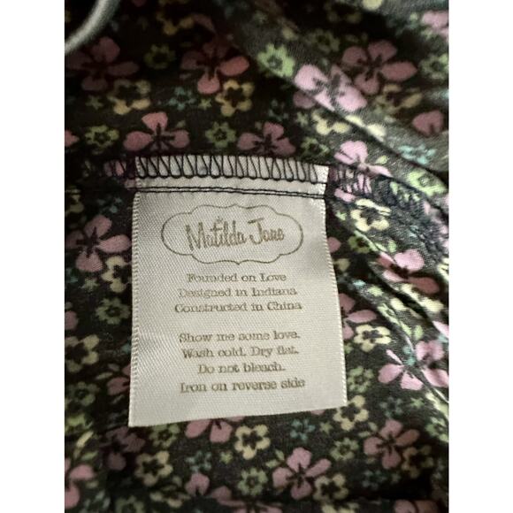 Matilda Jane Vintage House Of Clouds Brown Floral Audrey Ruffles Pants Cotton 6 - Picture 8 of 8